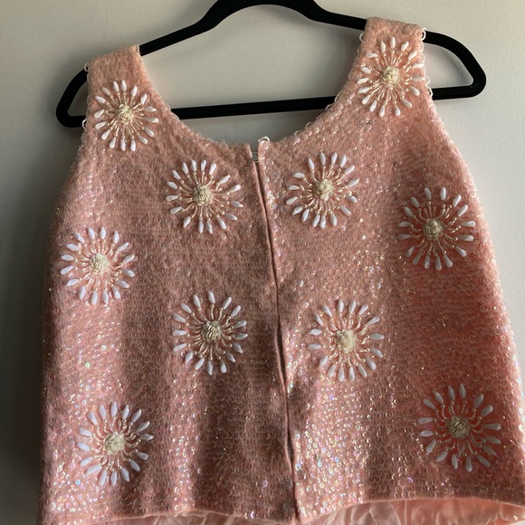 Vintage beaded party top from the 60s - Picture 2 of 6